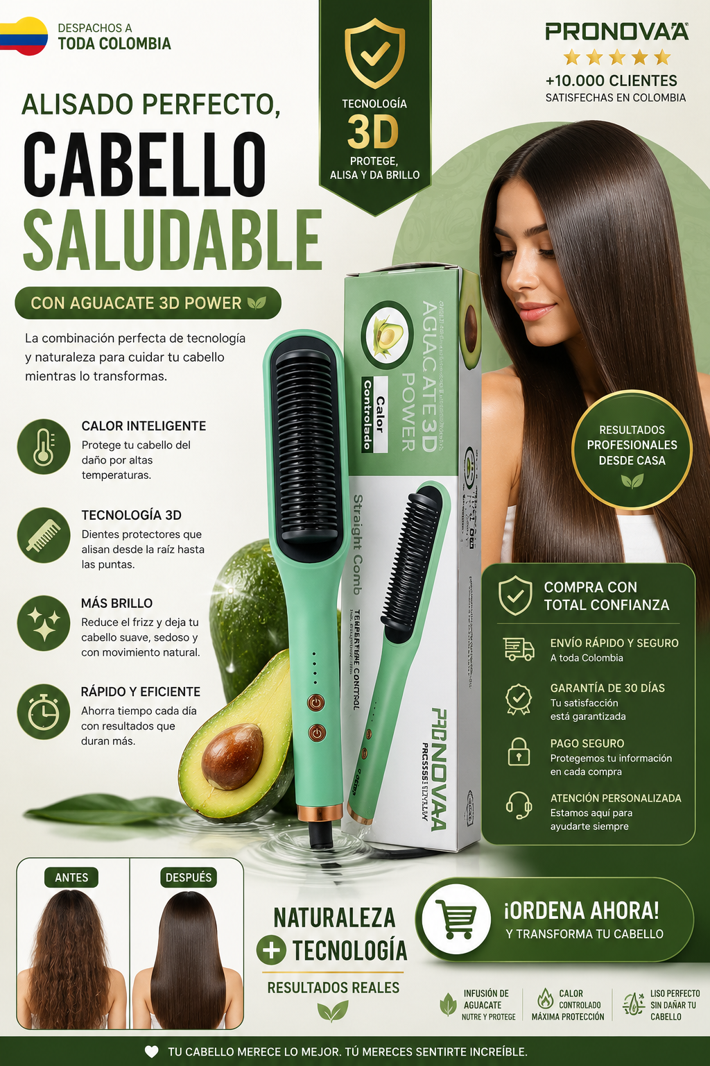 CEPILLO ALISADOR AGUACATE